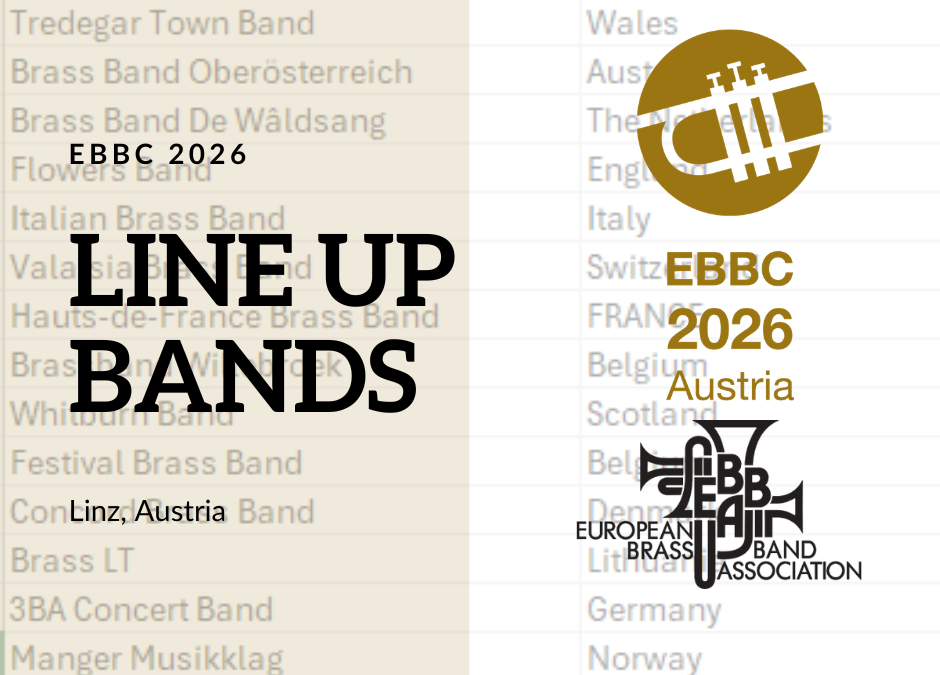Line up of bands 2026